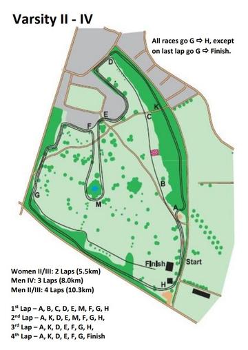 st neots varsity ii ivs  course map